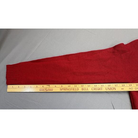 Woman’s Karen Scott Sweater L Reindeer Christmas Ugly Sweater Holiday Bell - Picture 4 of 10